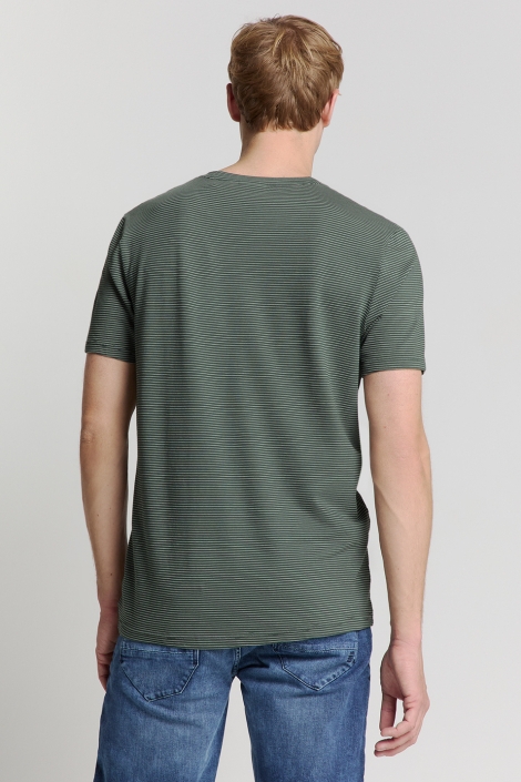 NO-EXCESS t-shirt crewneck stripes
